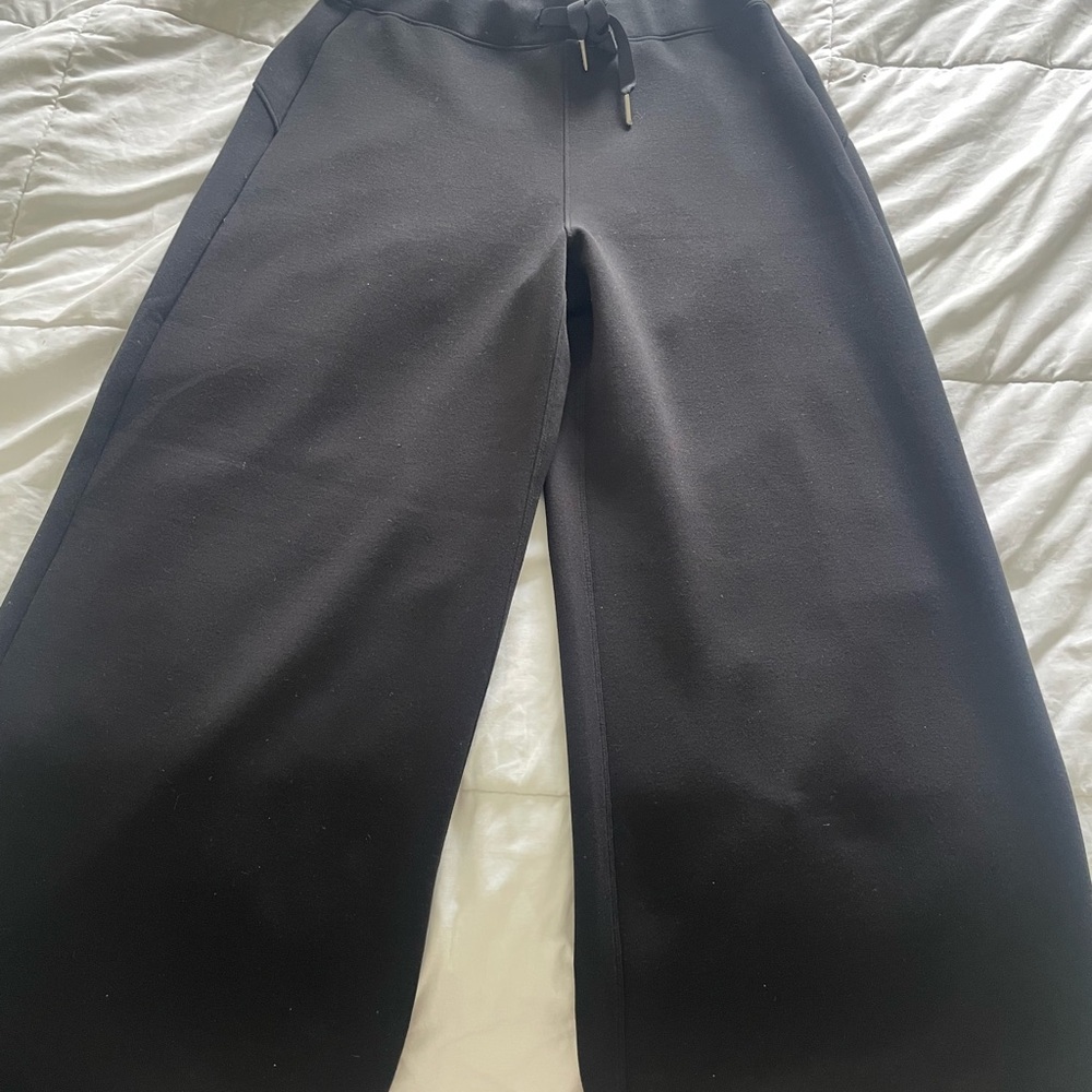 SPANX Black Wide Leg Jumpsuit Pants